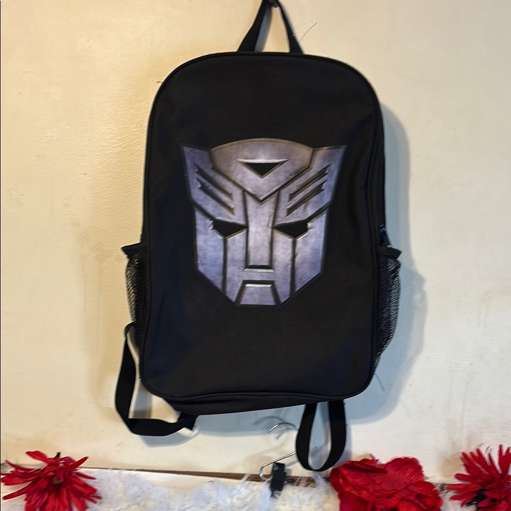 Transparente Black and Silver Backpack with Iconic Design